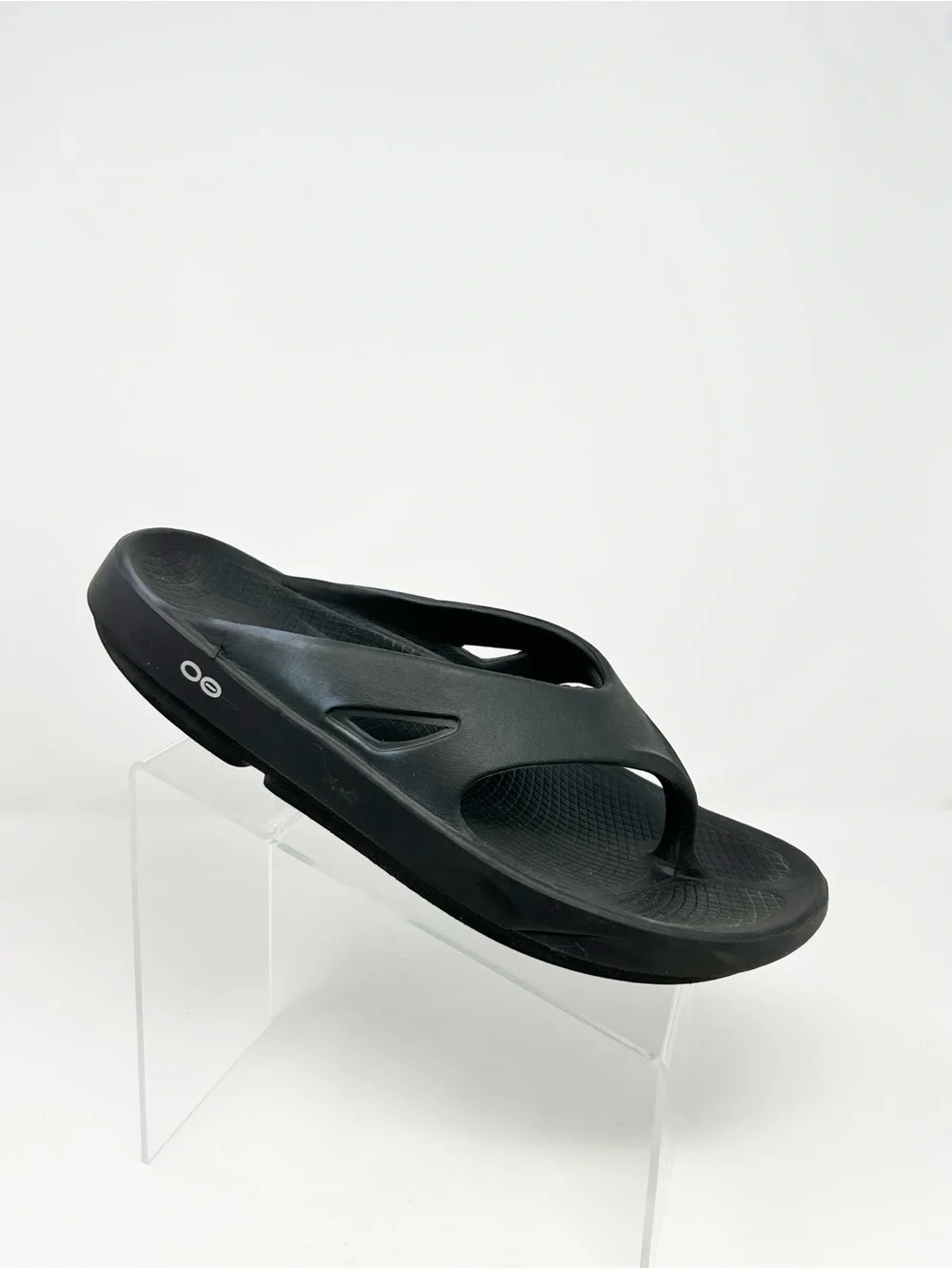OOFOS OOriginal Recovery Flip Flops Sandals Black Unisex Comfort Size 13